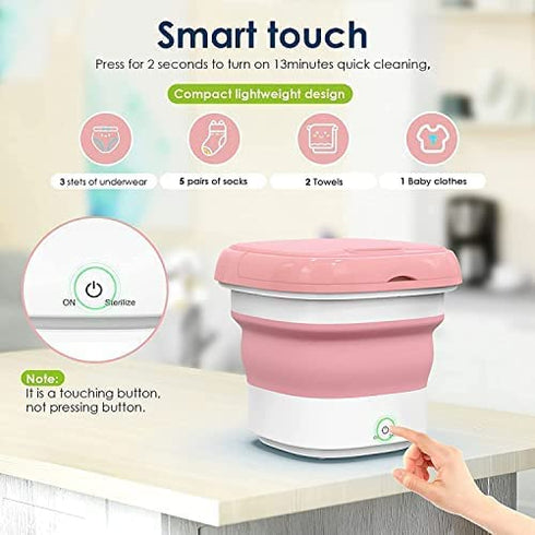 Portable Folding Washing Machine without Dryer