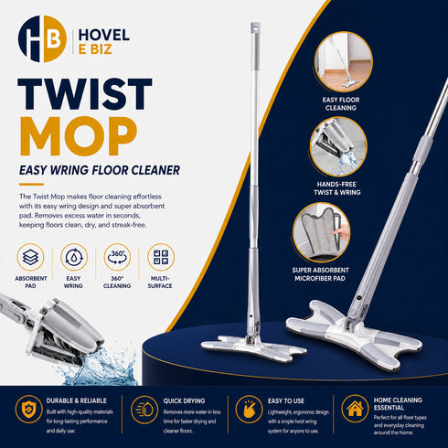 X Shape Microfiber Floor Mop