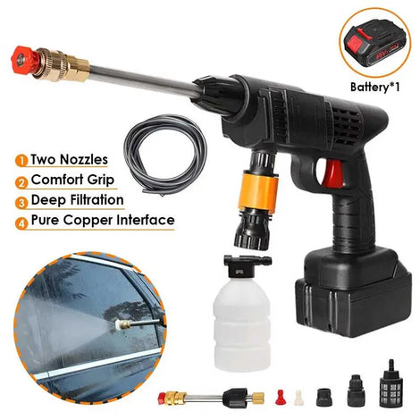 Wireless High Pressure Washer Gun