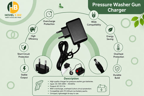 Fast Charger for Wireless Pressure Washer Gun