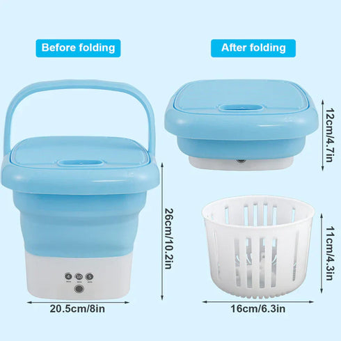 Portable Folding Washing Machine without Dryer