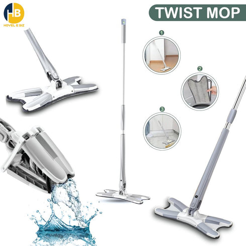 X Shape Microfiber Floor Mop