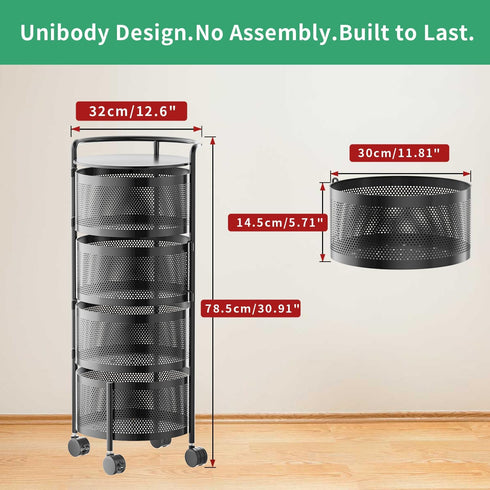 Premium Metal Vegetable & Fruits Basket – Stylish Kitchen Multi Layer Storage Organizer