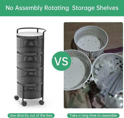 Premium Metal Vegetable & Fruits Basket – Stylish Kitchen Multi Layer Storage Organizer