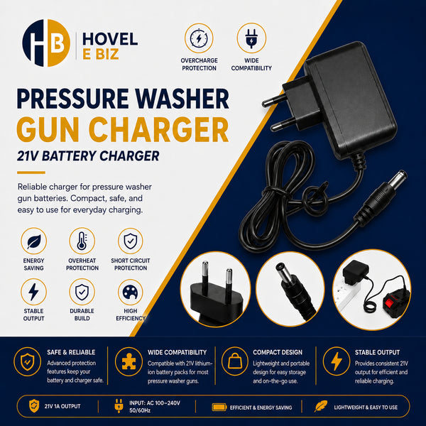 Fast Charger for Wireless Pressure Washer Gun